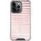 Pink and White Stripes iPhone 16 Pro Clear Case